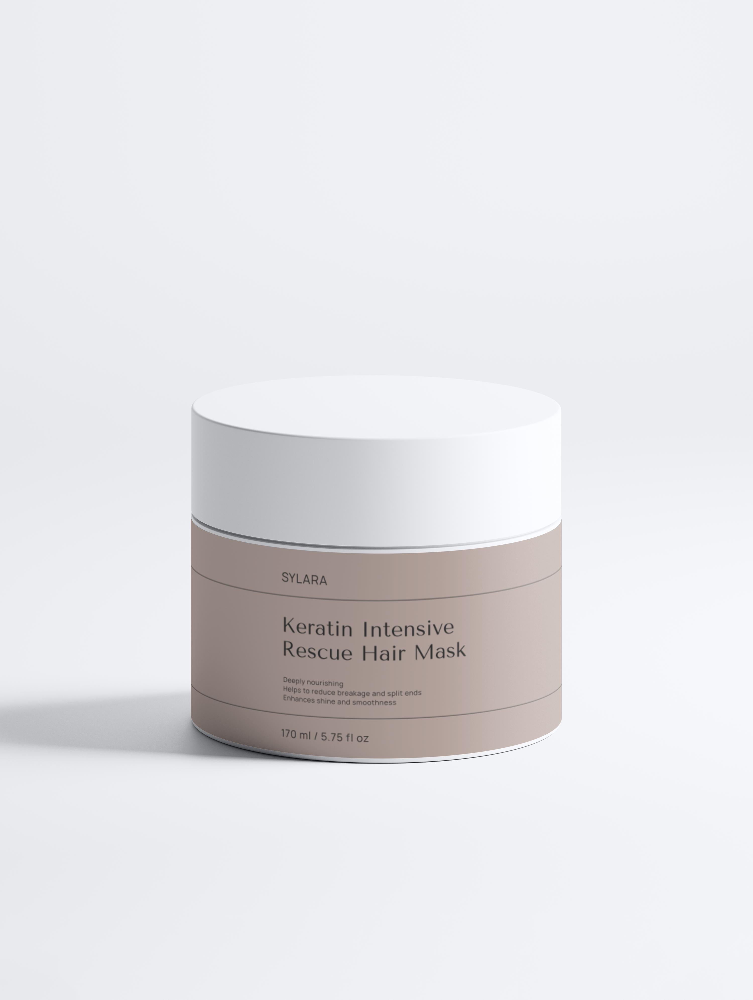 Keratin Intensive Rescue Hair Mask for Deep Repair and Nourishment